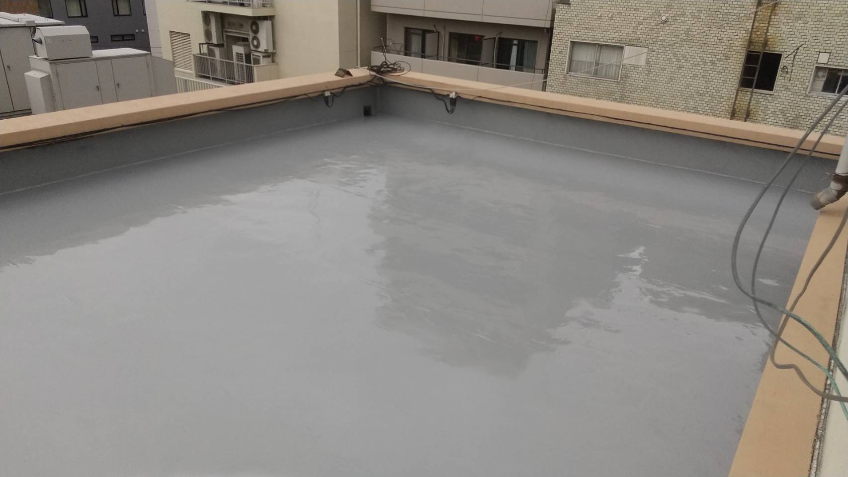 屋上ウレタン防水工事【大阪市】 | 堺塗装工業